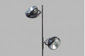 Vloerlamp Head 2 lichts powder-coating zwart