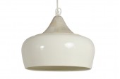 Hanglamp Damaris ivoor met hout